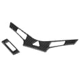 thumbnail image 2 of Console Air Conditioning Cover,2Pcs Console Air Conditioning Carbon Fiber Trim Air Condition Panel Trim Elevate Your Experience, 2 of 8