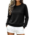 thumbnail image 3 of CBASIHI Womens Sweaters Long Sleeve Crew Neck Casual Pullover Fall Knit Tops XL, 3 of 6