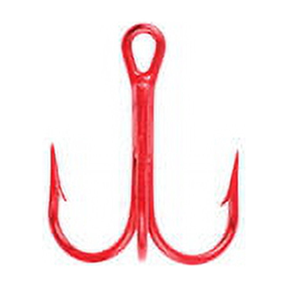 Lazer Sharp L934RDTH-12 3X Treble Hook, Red, Size 12, 20 Pack