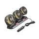 thumbnail image 2 of Ventilador de coche de triple cabezal con bajo nivel de ruido y rotación de 360 ​​grados para sedán, caravana y barco. 12V 12w, 2 of 9