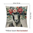 thumbnail image 4 of nygtbtfer  Throw Pillow Covers Animal Print Pillows Decorative Home Cushion for Sofa Couch () White, 4 of 7