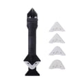 thumbnail image 1 of Clearance Caulking Tools，Metal Glue Scraper, Glass Glue Scraper, Seam Cleaning Tool, Angle Residual Glue Scraper, Seam Beauty Tool Set, 1 of 5