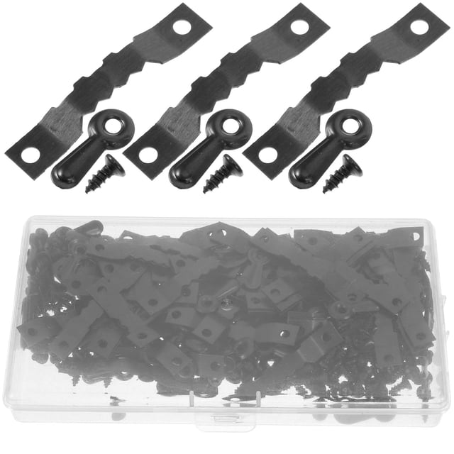 Shisuyan 1 Set Metal Picture Frames Turn Button Photo Frame Fasteners With Screws Picture Frame Accessories