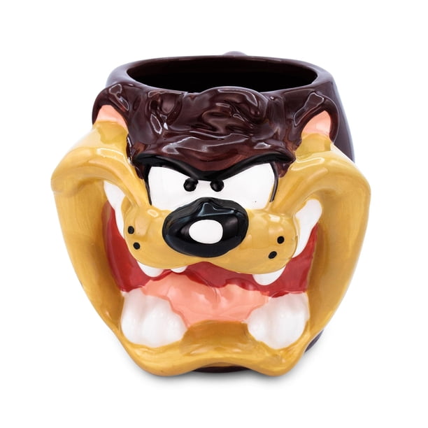 Taza plateada Buffalo Looney Tunes Taz Face Ceramic 710 ml