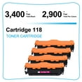 thumbnail image 6 of Cool Toner Compatible Toner Cartridge Replacement for Canon Cartridge 118 imageCLASS MF8350CDN MF8380CDW MF8580CDW MF726CDW MF729CD Color Laser Printer Cyan 1-Pack, 6 of 9
