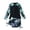 Black4, variant on REDARER Girls Long Sleeve Swimwear Two Piece Set Floral Print Round Neck Bathing Suit for Beach Pool Summer Swimming Outfit,Girls Swimsuit,12-13 Years
