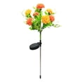 thumbnail image 1 of Luces de flores Wosthever con energía solar de Acero inoxidable decorativas para césped al aire libre naranja amarillo, 1 of 6