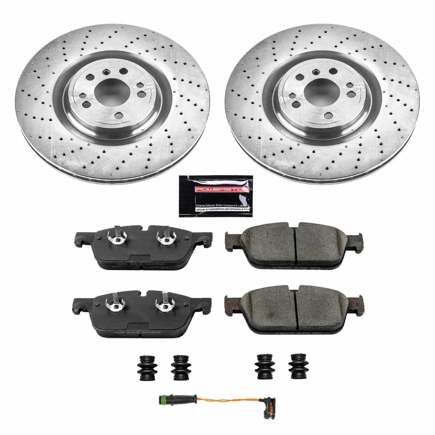 PowerStop Front Stock Replacement Brake Pad and Rotor Kit Fits: MERCEDES-BENZ Select Models KOE6901