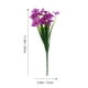 thumbnail image 2 of BESTYASH 1Jgo Flores Simuladas Violeta Artificiales En Plástico Para De Bodas Y Hogar Color Purpura, 2 of 6
