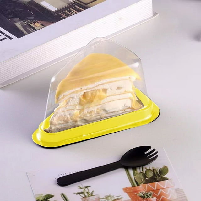 EGNMCR Organization and Storage Disposable Baking Container 6 In Cheesecake Box Tiramisu Packing Box Food Blister Box Disposable packaging boxes