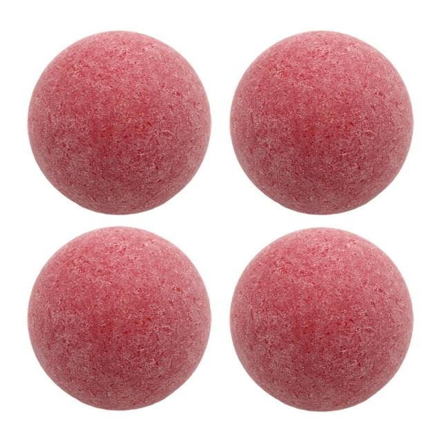 Almencla 4 Pcs Balles de Football Mini 1,42 Pouces pour Salle de Jeux Fête de Famille Rouge