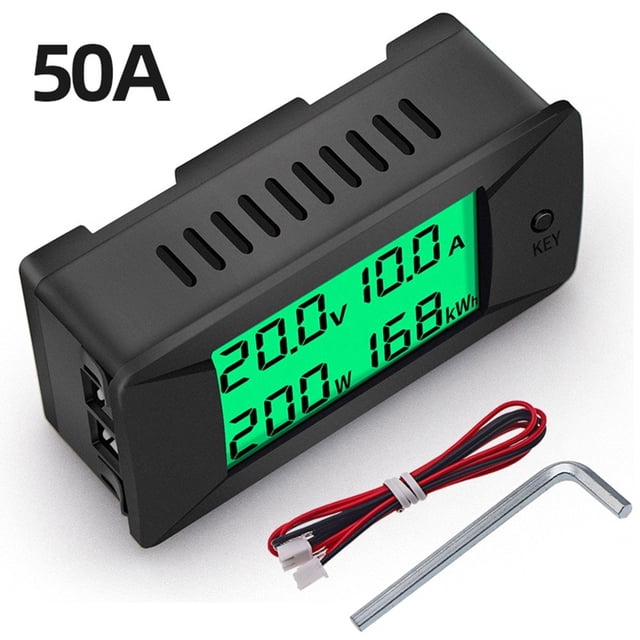 Testeur d'Énergie Numérique Multifonction LCD DC 0-300V
