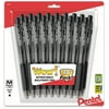 Pentel Wow! Ballpoint Pen, 1.0mm Medium Line, NEW Black Ink 18-Pk