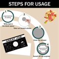 thumbnail image 3 of 120 Sheets Rectangle Coated Scratch Off Film Reward Cards DIY Scraping Award Card Dog Pattern 50x90mm, 3 of 6