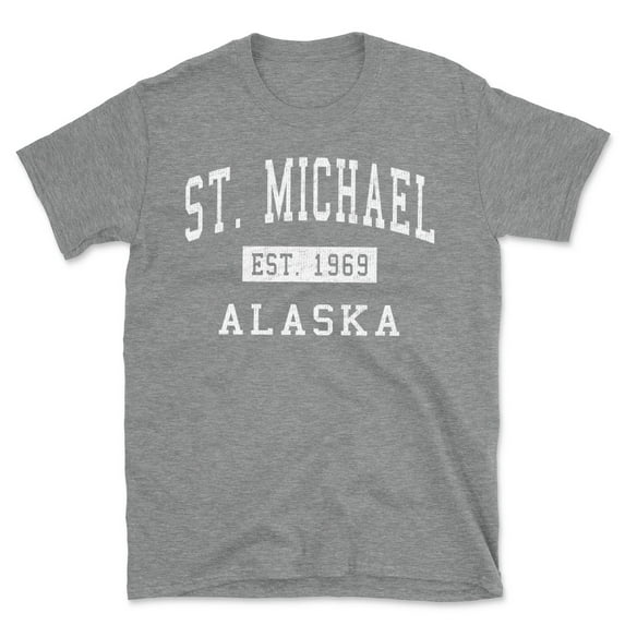 St. Michael Alaska Classic Established Men's Cotton T-Shirt