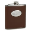 Personalized Planet "Shut up Liver" Brown Flask