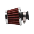 thumbnail image 1 of Air Filter, 0.5in Universal Mini Air Red Oil Vent Valve Breather Filter Iron Plastic Practical Auto Car Accessory Red For Air Oil Vent Valve Air Intake Filter Air Oil Vent Filter, 1 of 8