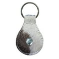 thumbnail image 2 of Liberty Half Dollar Tails leather key fob or keychain, 2 of 2