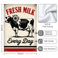 thumbnail image 3 of 2 Pcs Funny Kitchen Towels,Fresh Milk Cow Every Day Microfiber Dish Towels,Kitchen Tea Towels,Kitchen Towel Set (18" X 26"), 3 of 3