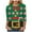 Dark Green, variant on UngA 3/4 Length Sleeve Womens Tops Crew Neck Christmas T-Shirts Merry Christmas Tree Graphic Tee Tops Christmas Shirts Women,Size XXXL