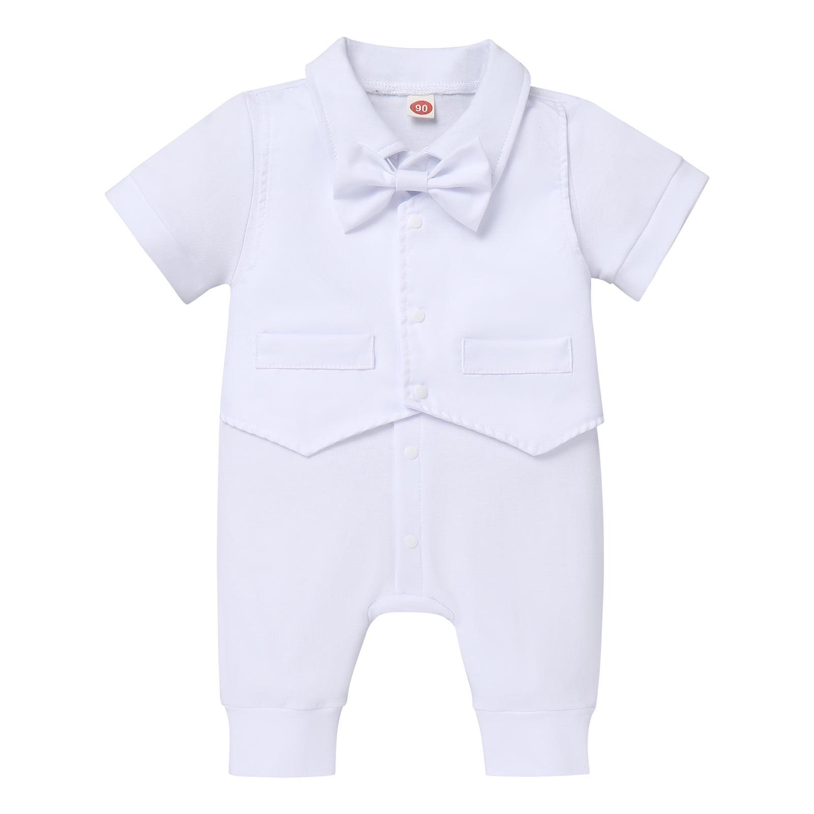 IMEKIS Baby Boy Baptism Outfit Christening Outfits for Boys Dedication