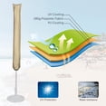 thumbnail image 3 of Yescom Outdoor Patio Umbrella Protective Cover Bag 180gsm Polyester Fabric Weatherproof fit 7 to 10ft' Umb, 3 of 12