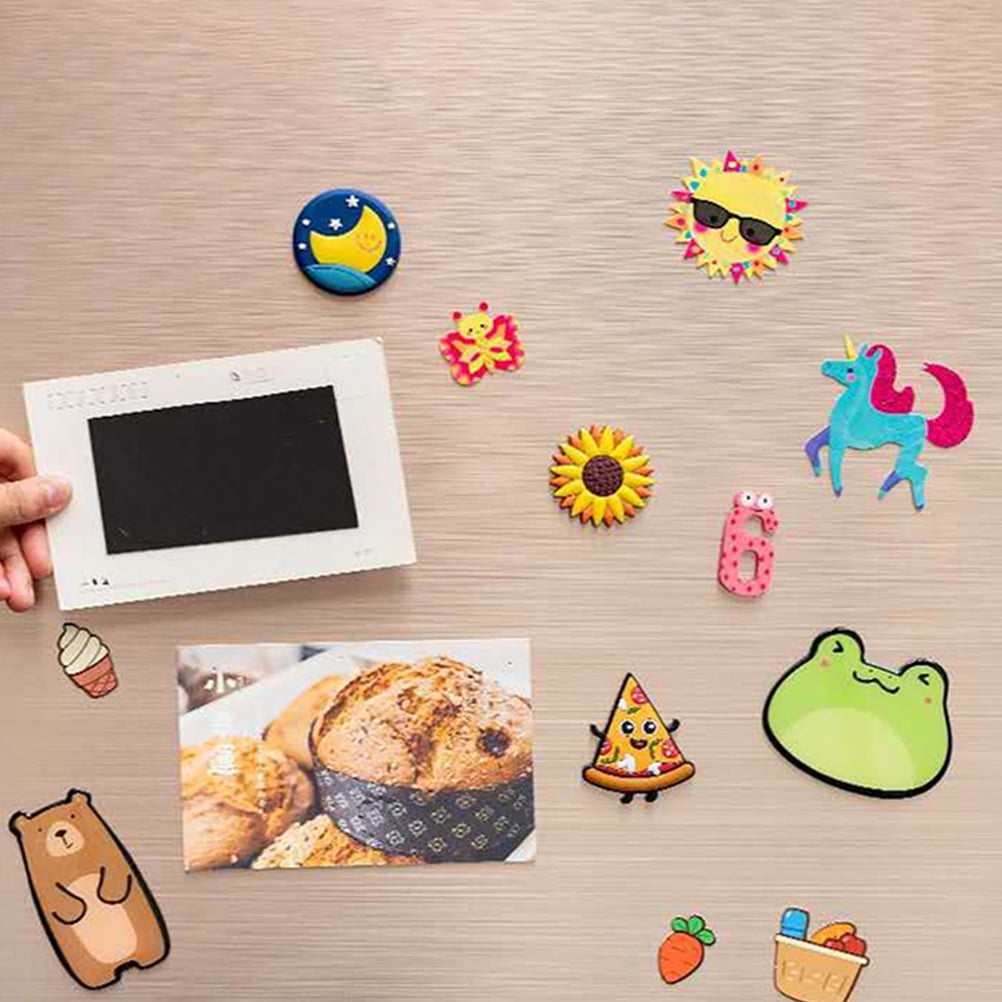 Siliaire 5Pack Adhesive Magnet Sheets Stable Working Performance for Organizing Light Objects on Fridge Accessories