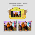thumbnail image 5 of myFirst Camera 3 - Kids Mini Camera, 12MP HD, Selfie Lens, Shockproof, microSD Compatible - Yellow, 5 of 11