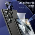 thumbnail image 6 of JETech 5 in 1 Case for Samsung Galaxy S24 Ultra 5G with 2-Pack Each Tempered Glass Screen Protector and Camera Lens Protector, Non-Yellowing Shockproof Bumper Phone Cover (Black), 6 of 7