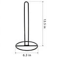 thumbnail image 3 of Paper Towel Holder Countertop, Oboding, Kitchen Paper Towel Stand Holder (Black), 3 of 6