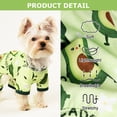 thumbnail image 2 of Dog Pajamas for Small Dogs Boy Girl, Dog Clothes Tiny Chihuahua Yorkie All Season Shirt, Cute Puppy Outfit Pjs Jumpsuit Cat Onesie Apparel Pet Clothes,Avocado L, 2 of 7