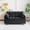 Black, variant on 54.3" Corduroy Modular Sectional Sleeper Sofa,Loveseat with Pull Out Bed, Beige – Space-Saving Couch for Living Room, Guest Bed, Apartment