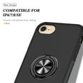 thumbnail image 5 of JTCASES for iPhone 6/6s Case, Car Mount Bracket 2-layer Hybird Shockproof PC TPU Anti-fall Slim Fit Lightweight Magnetic Cover for iPhone 6/6s, Black, 5 of 7