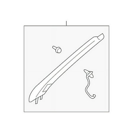 Genuine OE Mitsubishi Windshield Pillar Trim - 7210A247YB Fits select: 2016-2020 MITSUBISHI OUTLANDER