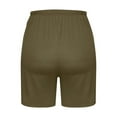 thumbnail image 4 of cfhntfmh Women's Plus Size Pajama Shorts Soft Pjs Bottoms Elastic Waist Comfy Lounge Shorts for Sleep Modal Shorts for Women, 4 of 5