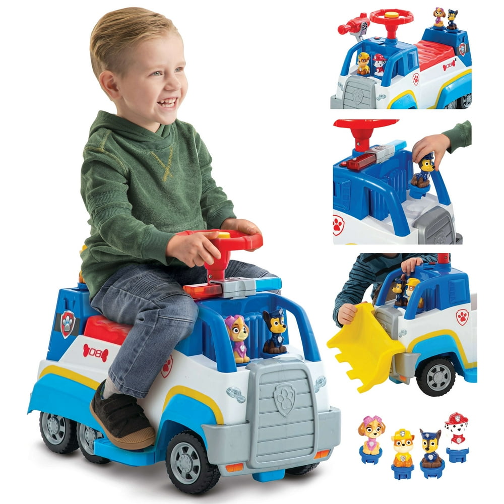 Nick Jr. PAW Patrol 6 Volt RideOn Toy Playset, Skye, Chase, Marshall