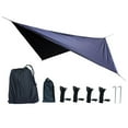 thumbnail image 2 of Dualoai Camping Tarp Accessories Lightweight Hammock Canopy for Picnic Travel Hiking Black, 2 of 9
