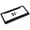 Black, variant on Diamond Leather Steering Wheel Cover and License Plate Frame with Crystal Rhinestones,White