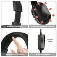 thumbnail image 6 of Gaming Headset Fits for PS5 PS4 Xbox One, TSV Noise Cancelling Wired Gaming Headphones with Bass Surround, Soft Memory Earmuffs, 3.5mm Over Ear Headsets for Laptop Mac Nintendo Games, 6 of 8