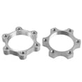 thumbnail image 1 of Bike Bicycle Threaded Hubs Disc Brake for Rotor 6 Bolt Adapter 44mm Flange 2Pcs, 1 of 6