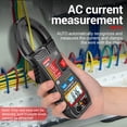 thumbnail image 3 of Clamp Meter, ANENG CM81 Smart AC Clamp Meter Clamp Type Multimeter 6000 Counts Auto Range Voltmeter 600A Ammeter Resistance Meter with Flashlight, 3 of 8