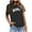 Black, variant on EQWLJWE Mama Shirt for Women Mama Letter Print T-Shirt Funny Mama Graphic Tees Casual Short Sleeve Mom Life Tops Tee
