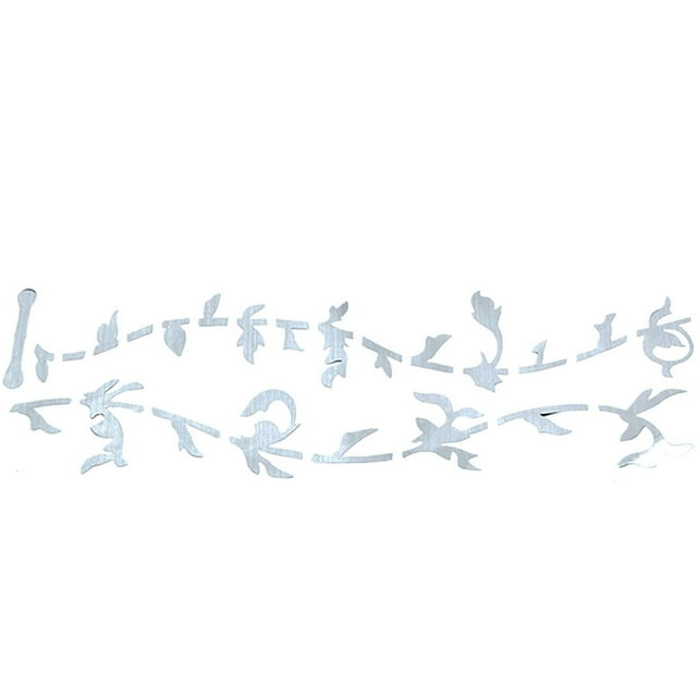 unbranded Bass Decals Con Árbol Vida En Plata Para De Instrumentos