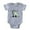 Heather Grey, variant on CafePress - Ghostie - Cute Infant Baby Football Bodysuit