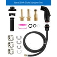 thumbnail image 2 of Kitchen Sink Side Sprayer with Quick Side Connector Compatible with Moen Faucet Sprayer Replacement, Kitchen Sink Faucet Sprayer Attachment with Water Hose/Holder, Oil Rubbed Bronze, 2 of 5