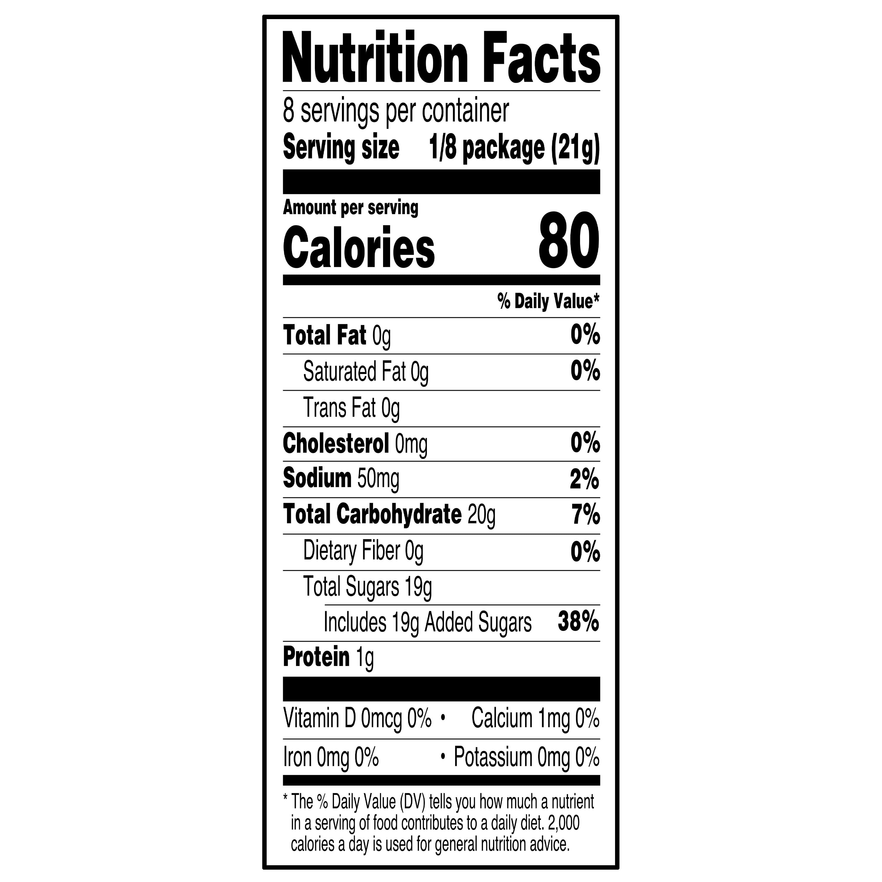 Great Value Gelatin Dessert, Strawberry, 6 oz