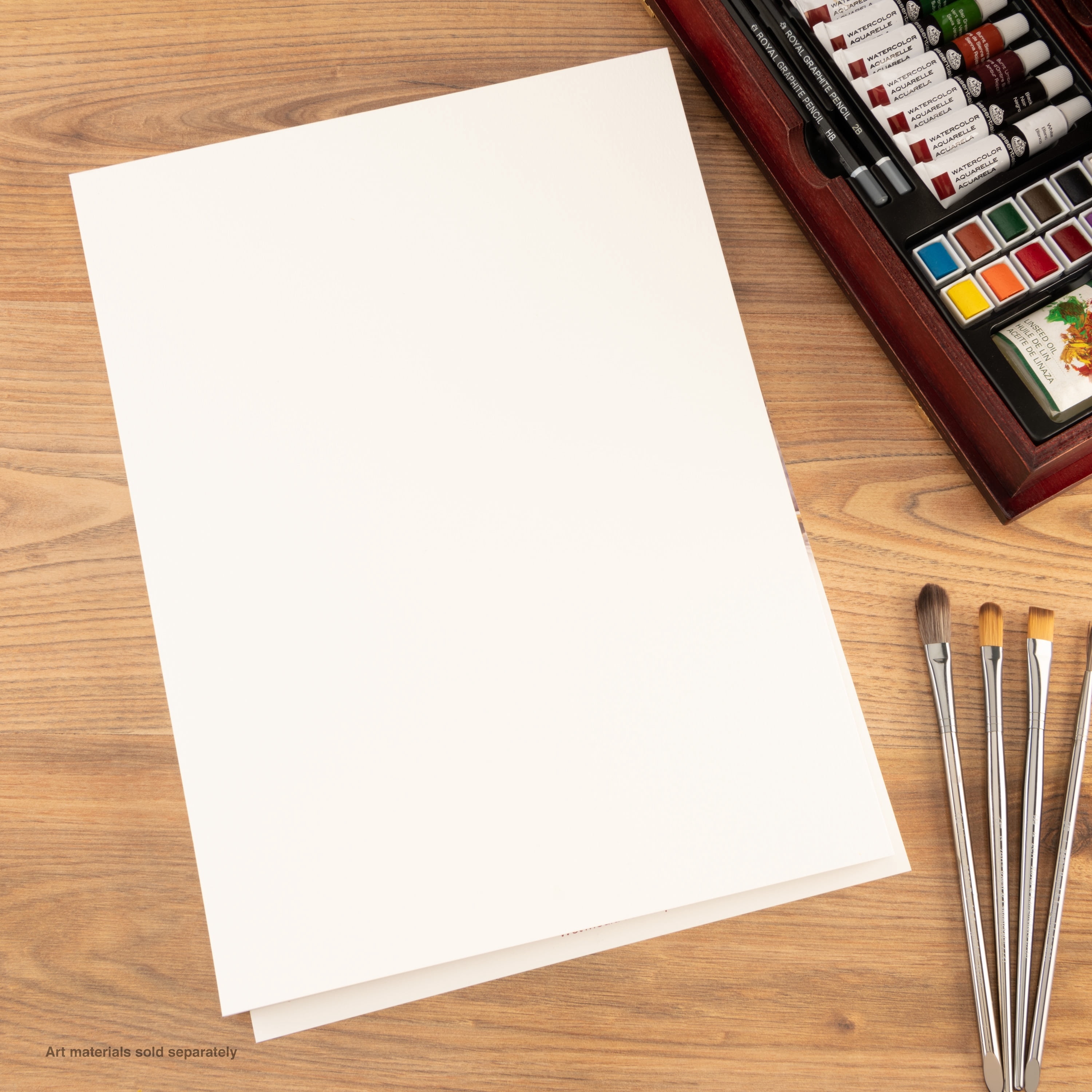 Bee Paper - Bee Inspired 11"x15" Watercolor Paper Pad, 30 Sheets, Top Tape, 140lb. 300GSM