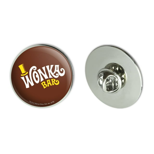 Willy Wonka and the Chocolate Factory Wonka Bar Logo Metal 1.1