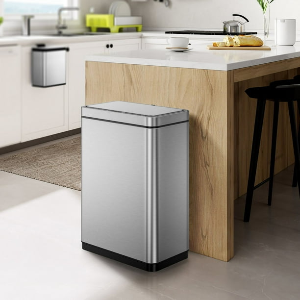 eko　0805 EKO 12.5G/47L Stainless Steel Matte finish Sensor Trash Can