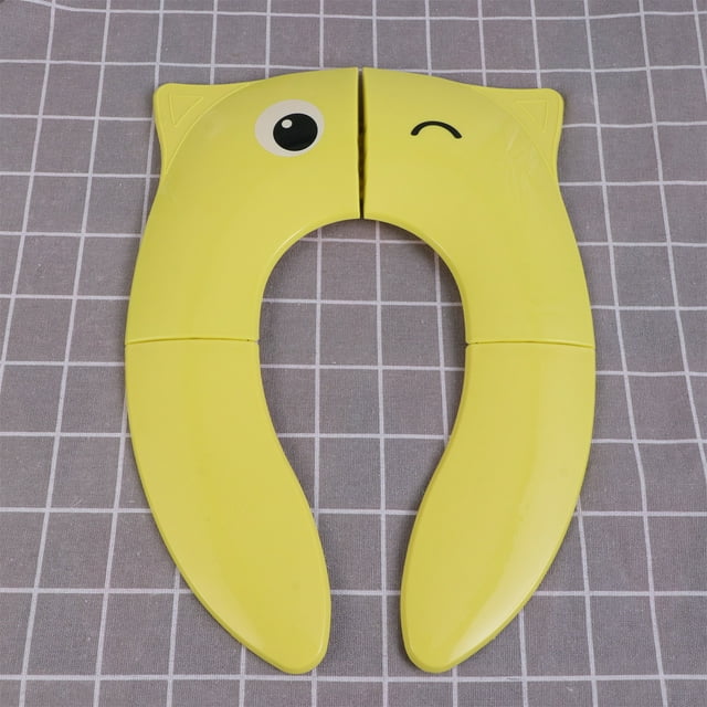 SHOWERORO Toilet Seat Covers for Bathroom Yellow PP Material Potty Training for Home Use 1Pcs